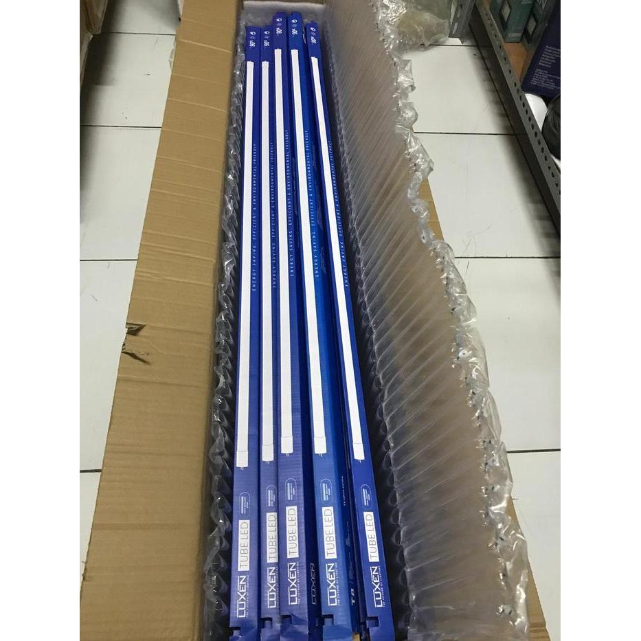 Luxen lampu TL Led T8 18w TL 120 cm lampu TL 18 watt double end 3000k & 6500k