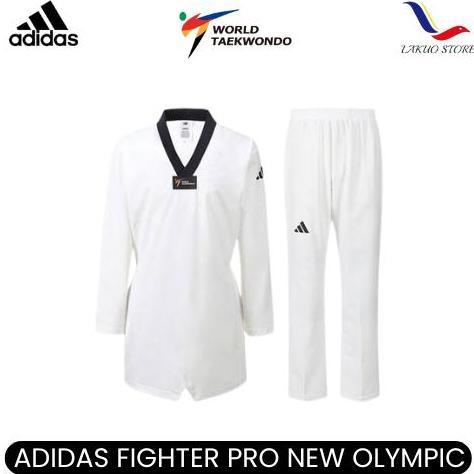 DOBOK ADIDAS FIGHTER PRO NEW OLYMPIC / SERAGAM TAEKWONDO ADIDAS ORIGINAL / DOBOK ADIDAS SEUNGRI OLIM
