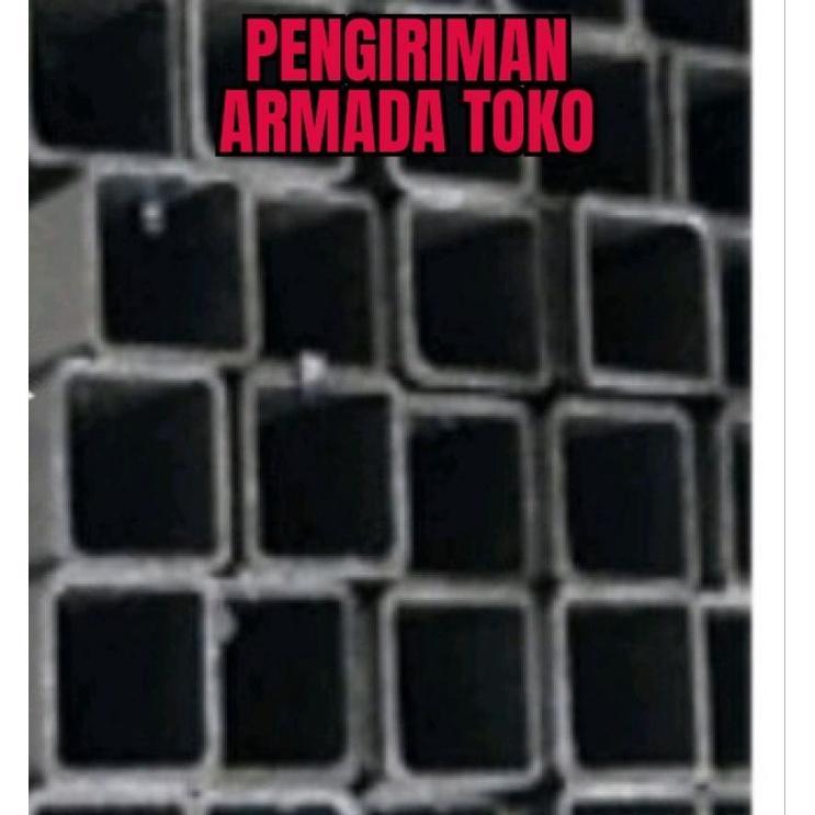 Hollow Besi/Holo Pagar/Hollow Hitam 2X4,3X3,4X4,4X6,4X8 Panjang 6 Meter
