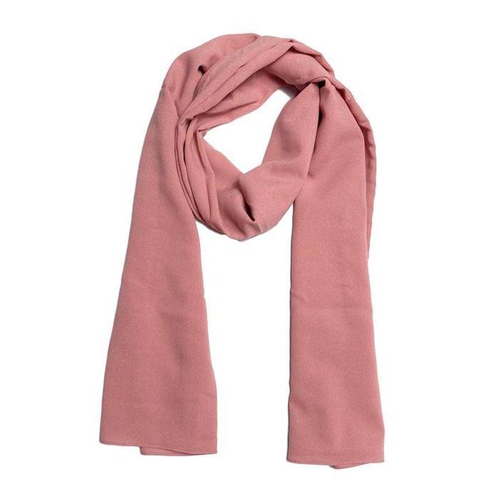 Khimar Tali Pet Antem 1 Layer Maula Hijab Jilbab Kerudung Instan Azalea - Dusty Pink