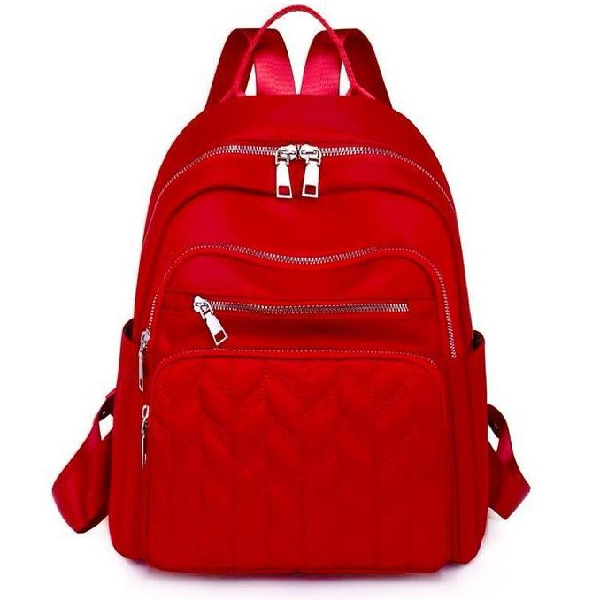 Beranigaya- [Promo Terbatas] Ransel Wanita Viral 2024 Tas Selempang Bordir Fashion Wanita Korean Mod