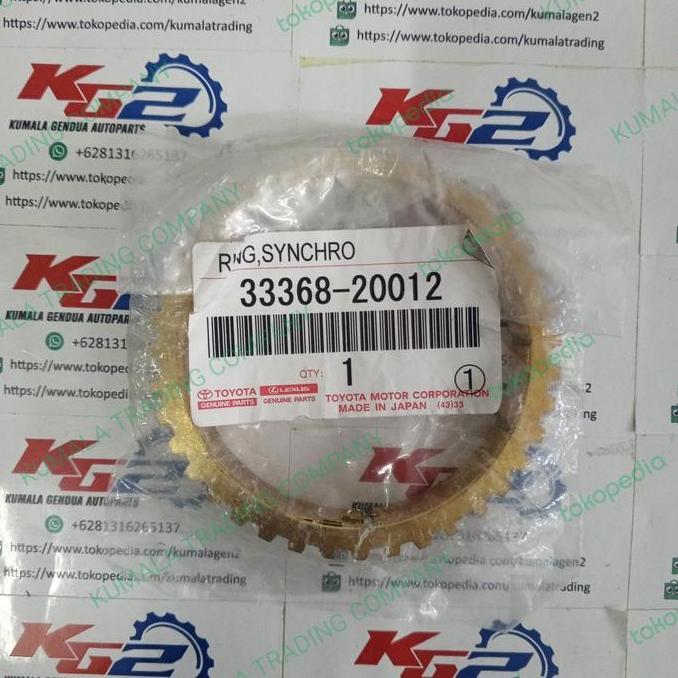 Ring Synchronizer Sinkromis 33368-20012 Toyota Rino Dyna Dll High Quality