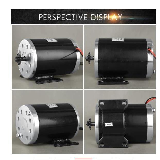 Dc Motor My1020 Electric Scooter Brushed Motor 24V / 36V 500 Watt Original Dan Terpercaya