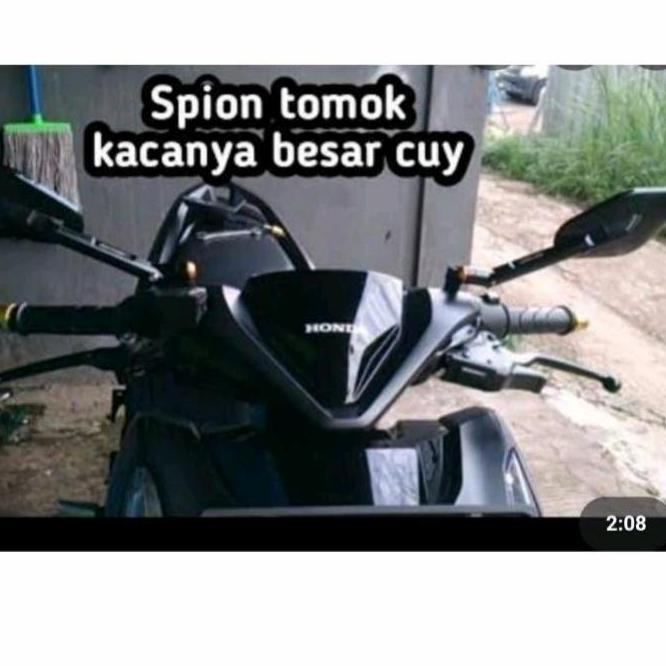 Spion Tomok Elisse Rizoma Original Almunium Cnc Pcx160/Vario160/Nmax Terlaris