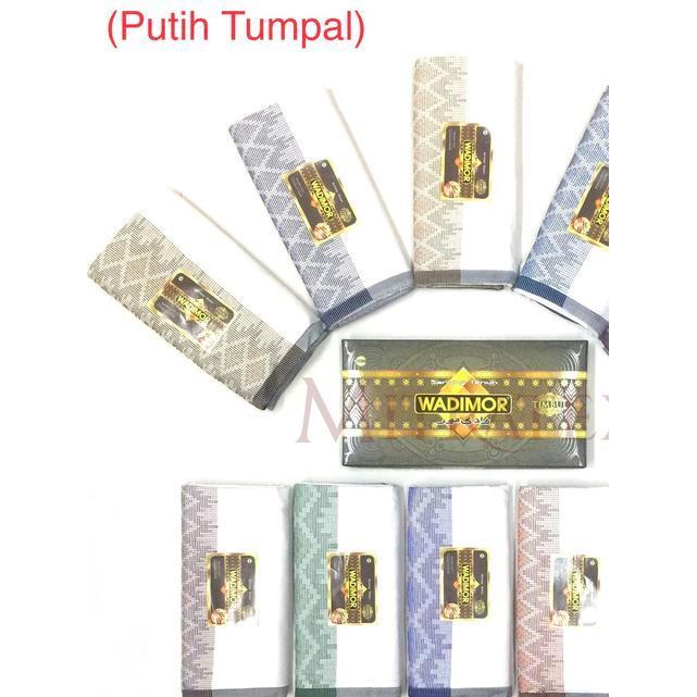 Sarung Wadimor Timbul Hitam dan Putih (Grosir) - Motif PthTumpal
