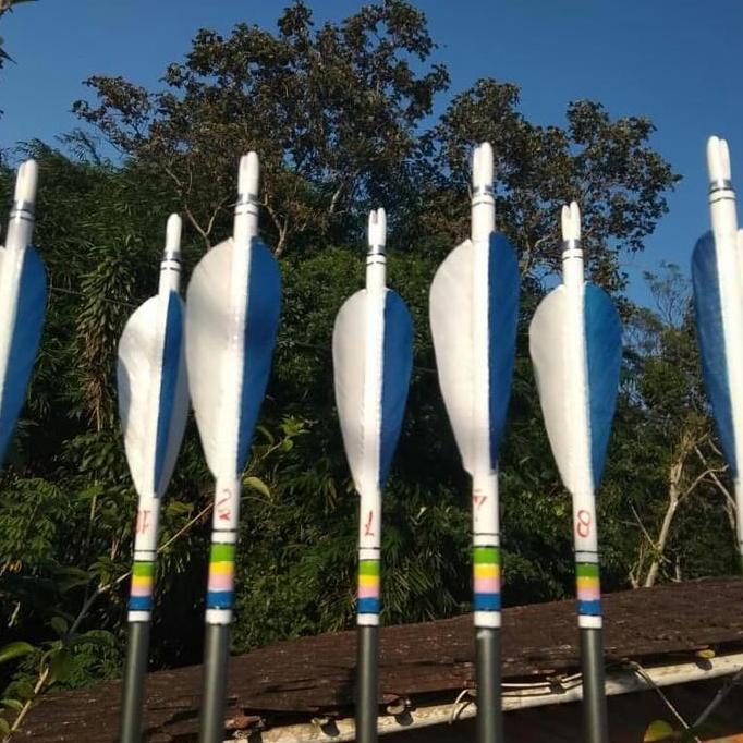Anak Panah Platinum KHUSUS 1516 1616 Vanes Bulu Bima Archery Easton