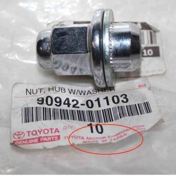Mur Roda Land Cruiser 1998-2019 90942-01103 Ori Toyota Ready