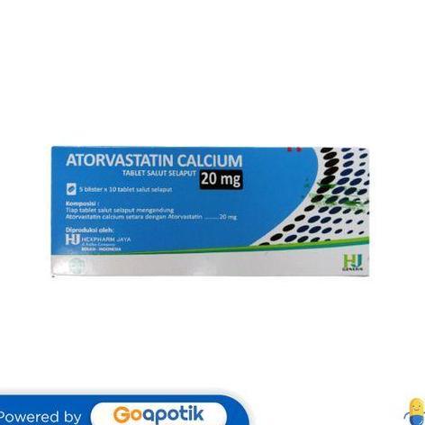 Hyedna- Atorvastatin Calcium Hexpharm 20 Mg Box 50 Tablet