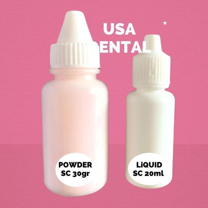 Whtting- Powder Gusi Gigi Palsu Paket Hemat 50 || Bahan Gusi Gigi Palsu