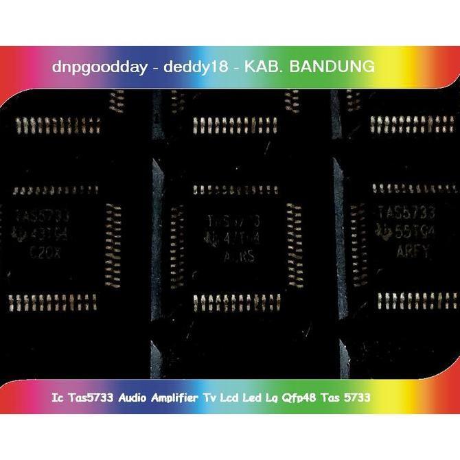 (Allthebest) Ic Tas5733 Audio Amplifier Tv Lcd Led Lg Qfp48 Tas 5733