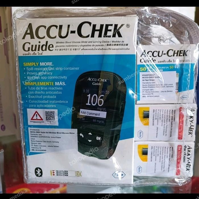 Alat Cek Gula Darah Accu Chek Guide Pengganti Accu Check Performa