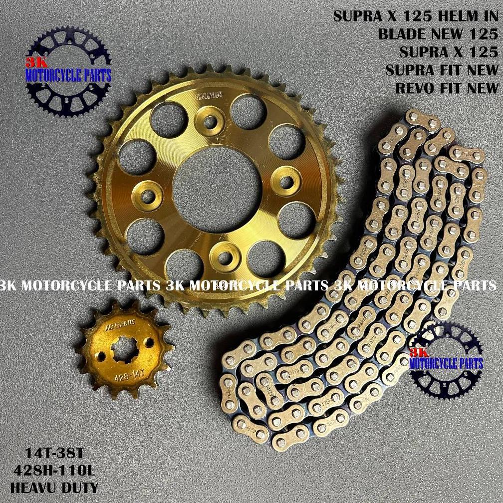 GEAR GIR SET GEAR GIR PAKET SUPRA X 125 HELM IN BLADE 125 FI SUPRA X 125 FI 38T
