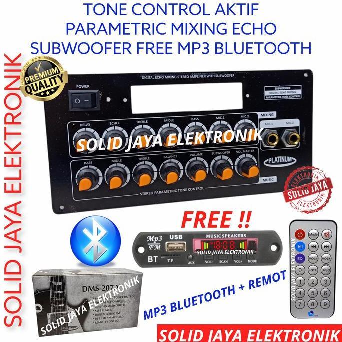TONE CONTROL AKTIF DMS-207 MP3 BLUETOOTH TONE MIXING ACTIVE DMS 207.X