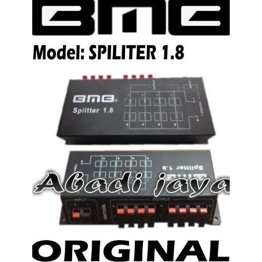 bmb splitter 1.8 1 in 8 out pembagi speaker 4 set original