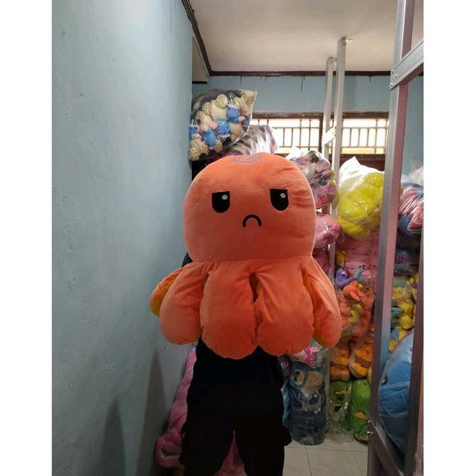 Gas,Cod- Boneka Gurita Bolak Balik Jumbo / Boneka Gurita Octopus