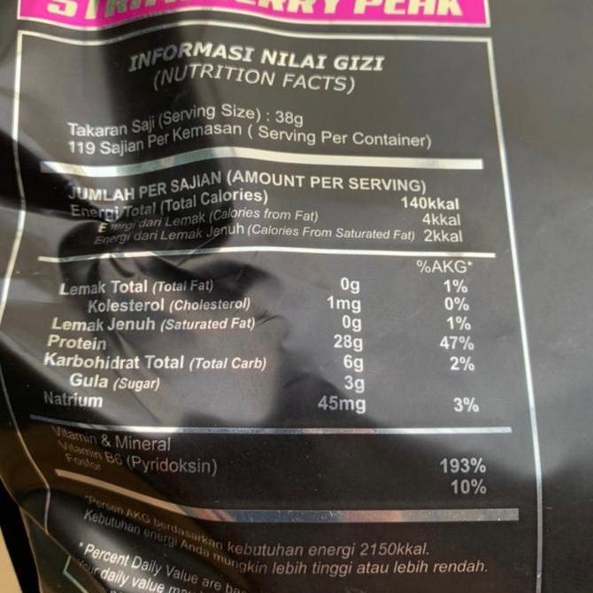 Cod,Bisa- Bxn Iso Whey Isolate 10 Lbs Whey Protein 100% Isolate Bpom Halal