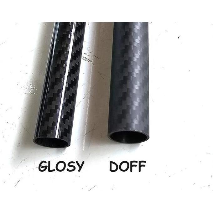 Lansungkirim- 60Cm Carbon Tube Pipa Karbon Diameter Od 22Mm Id 20Mm 3K 22X20Mm Dof