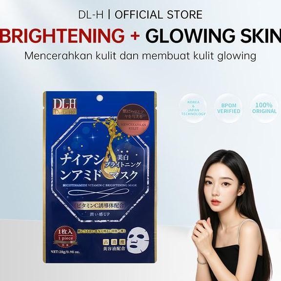 Bytcwr- (Beli Banyak Lebih Murah) Dl-H Masker Wajah Vis Mencerahkan & Membuat Kulit Glowing Dengan B