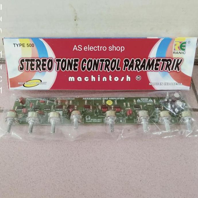 kit tone control stereo parametrik equalizer macintosh 10 ic murah