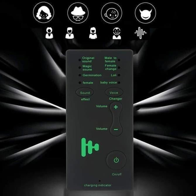 Headset perubah suara Live Sound Card External Voice Changer