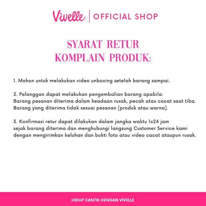 Gasyuk- Vivelle Eau De Toilette Glass 100 Ml Parfum Elegan & Wangi Alami Bunga Cherry Mawar Halal Bp