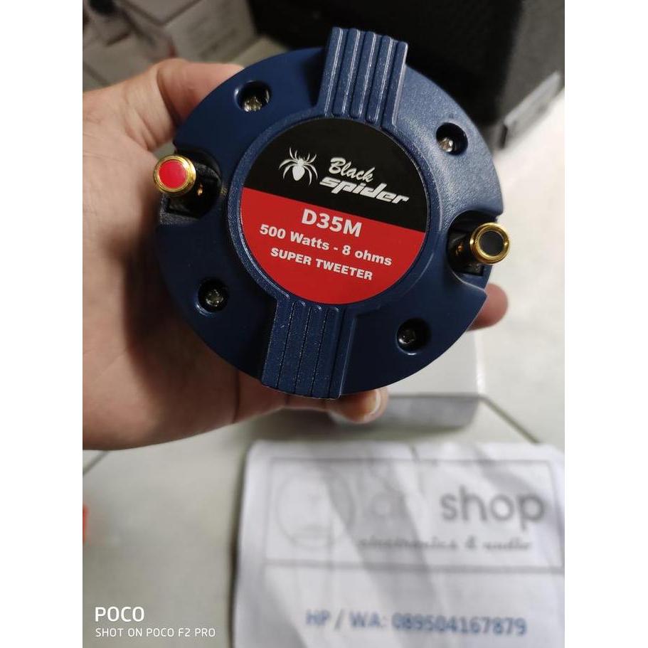 Driver Tweeter Black Spider BS D35M D35 M Twetter BlackSpider ORI 500W