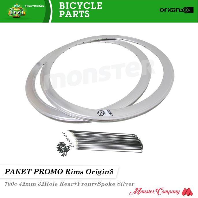 Track Attack Origin 8 Rims Origin8 700c 42mm 32Hole Silver