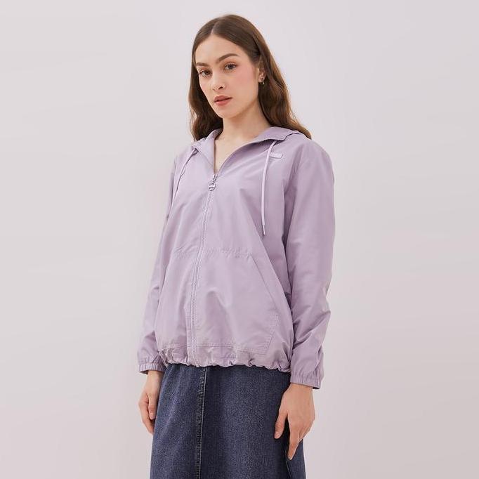 (BEST SELLER) DUST Jaket Parasut Arla Dusty Purple (D.56180)