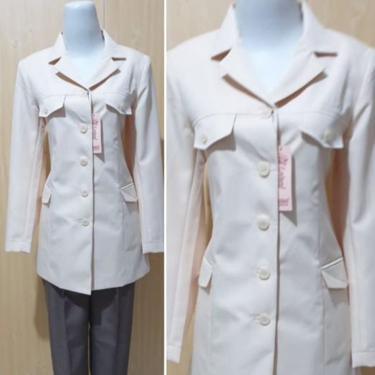 PREMIUM SERAGAM KEMHAN WANITA SERAGAM PDH PNS SETELAN ROK SPAN ATASAN
