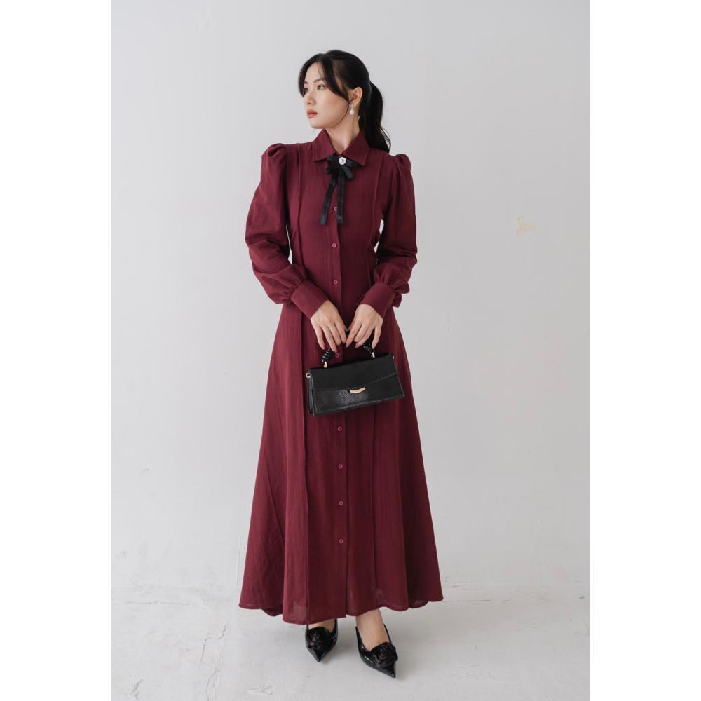 BEST SELLER [LAVIA] EMILIA DRESS / DRESS PUFFY SLEEVES LENGAN PANJANG