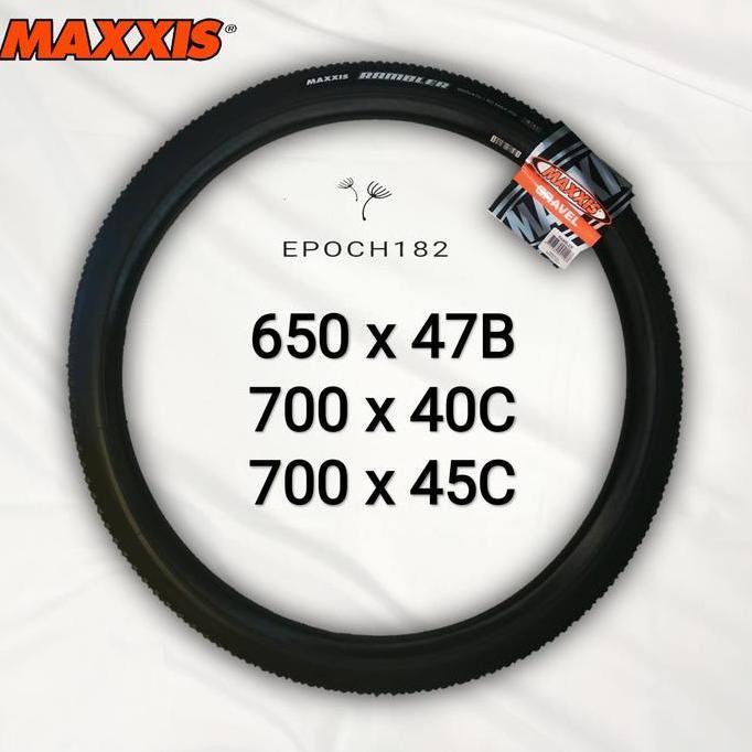 Ban Luar Sepeda Maxxis Rambler 650 x 47B, 700 x 40C & 700 x 45C Wired