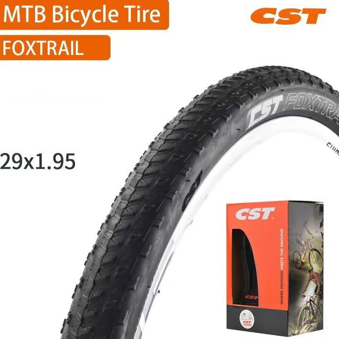 BAN LUAR SEPEDA MTB CST 29X1.95 FOXTRAIL RACE ULTRALIGHT KEVLAR BLACK