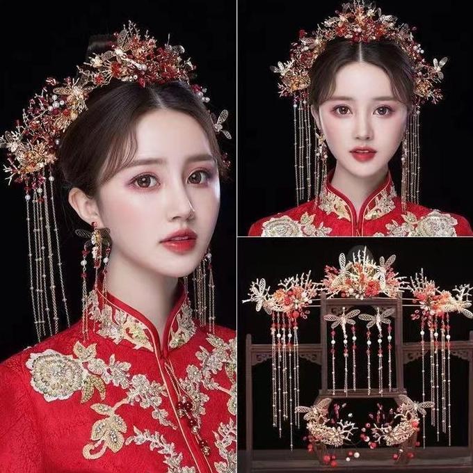 Set Hairpiece Sangjit Tusuk Konde Rambut Pengantin Tradisional [terbaik]
