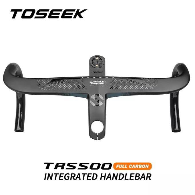 Handlebar TOSEEK TR5500 Integrated Carbon Dropbar Stang Roadbike