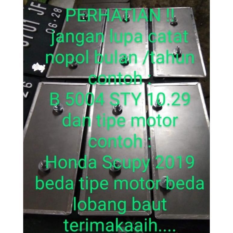 COD plat nomor motor baut tanam angka terbaru