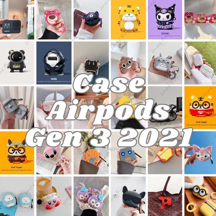 [SOFT CASE] Airpods Gen 3 2021 Character Pantat Mickey Daisy Duck Dino