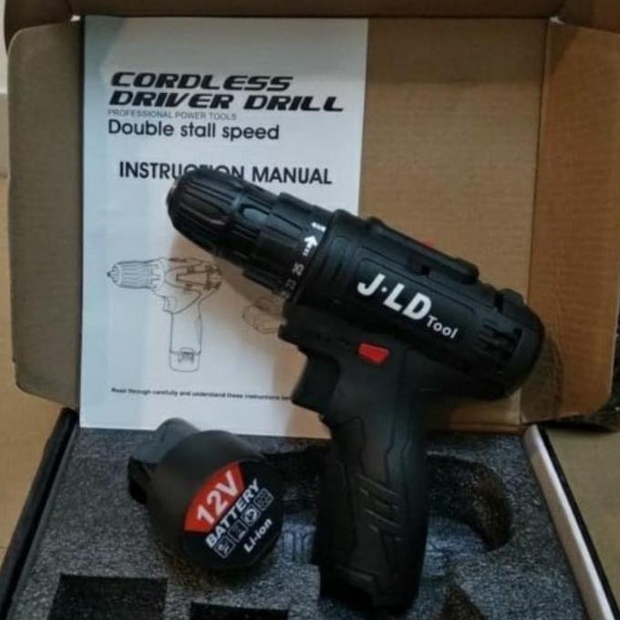Bestone- Bor obeng Bor cordless JLD 12V Bor batrei