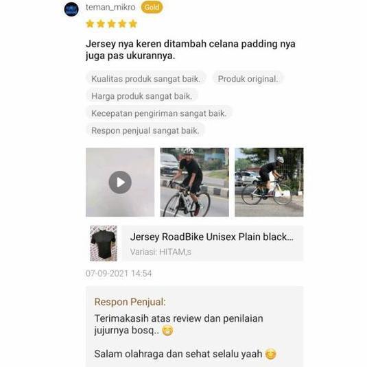 Jersey Roadbike Polos Material Scuba Unisex