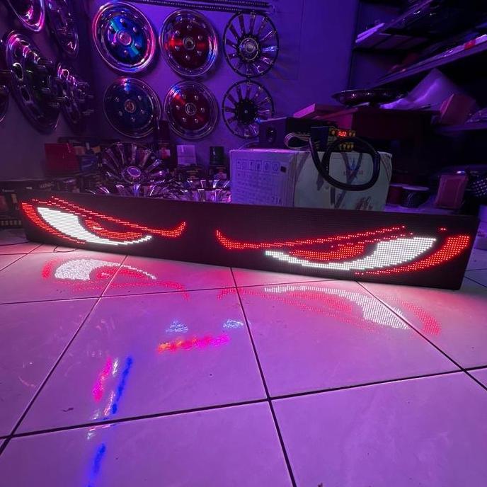 Strobo Mata Running Text Terbaru Car Lampu Truk Kualitas Terbaik Harga Termurah