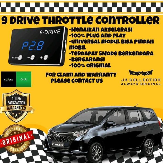 Original 9 Drive Throttle Controller Universal Module Toyota Calya Series Piggyback Remap ECU 9Drive