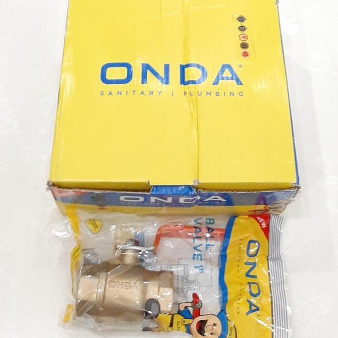 Stop kran Kuningan onda 1"/Ballvalve Kuningan Onda 1"