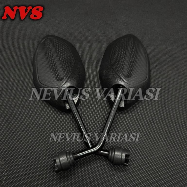 Termurah Promo Spion Beat Model Standar Drat Honda Spion Beat Gagang Hitam Kaca Spion Beat Original 