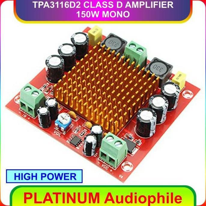 Bestone- TPA3116 Class D Amplifier 150W Mono TPA3116D2 Original Chip