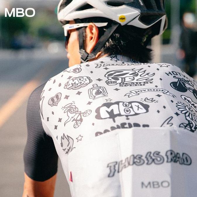 Jersey Men Women Mysenlan Mbo Prime Beat Grey Short Sleeve