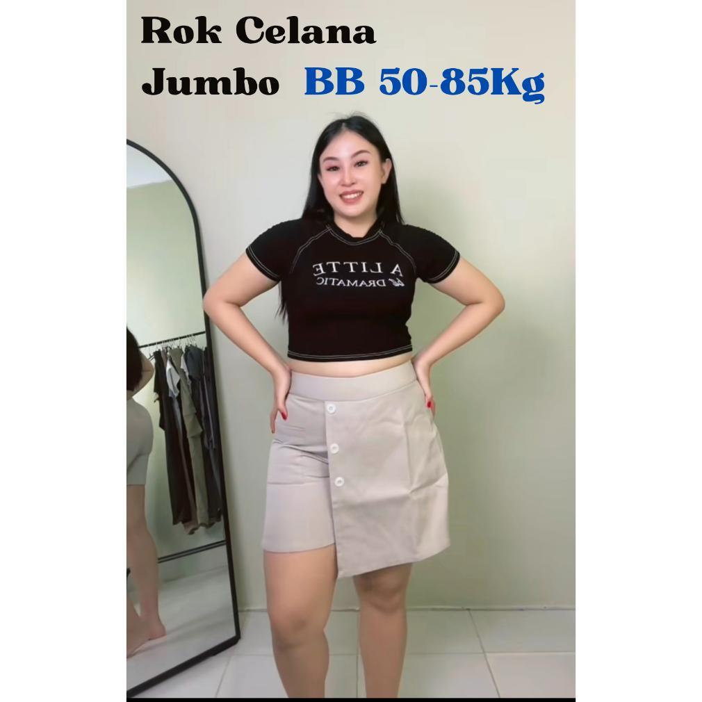 NEW PRODUCT ROK CELANA JUMBO-CELANA PENDEK JUMBO WANITA-SKIRT PANTS KOREAN STYLE