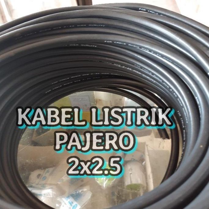 Bestone- KABEL SERABUT LISTRIK 2X2.5 HITAM PAJERO 25 METER - KABEL LISTRIK