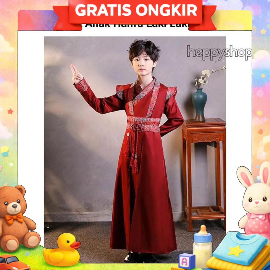 KostumImlek Anak Hanfu Laki Laki Dinasti Tang Anak BajuHanfu Laki LakiCinaChina