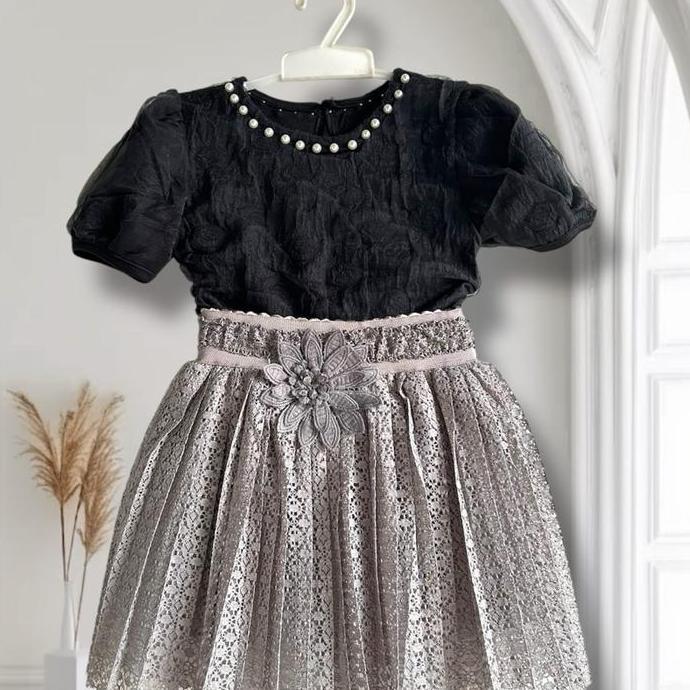 Promo Set Rok - Atasan Mutia + Rok tutu import premium anak perempuan usia 1-5 tahun Parsel Diskon