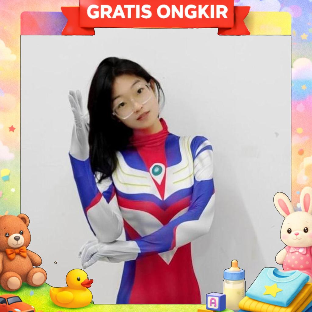 Kostum Anak-Anak Dewasa Kostum Pakaian Ultraman Diga Kostum Dewasa Anak-Anak Kostum Cosplay Hallowee