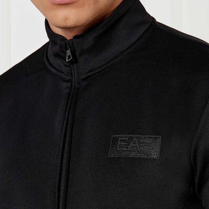 Sale Jacket Pria Tracktop Armani Emporio Ea7 Black Original Authentic